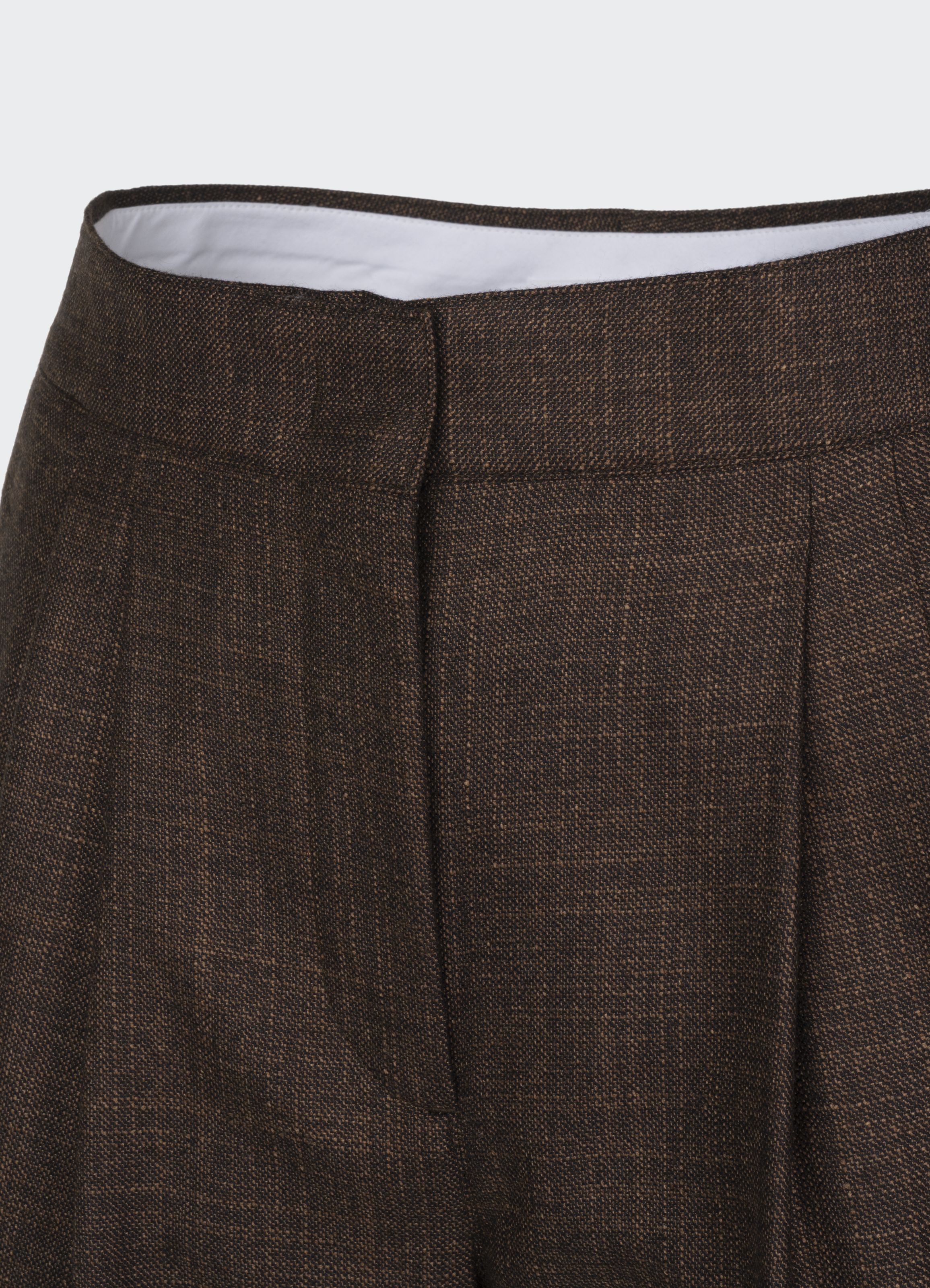 Leblon Silk-Cashmere high-waist trousers