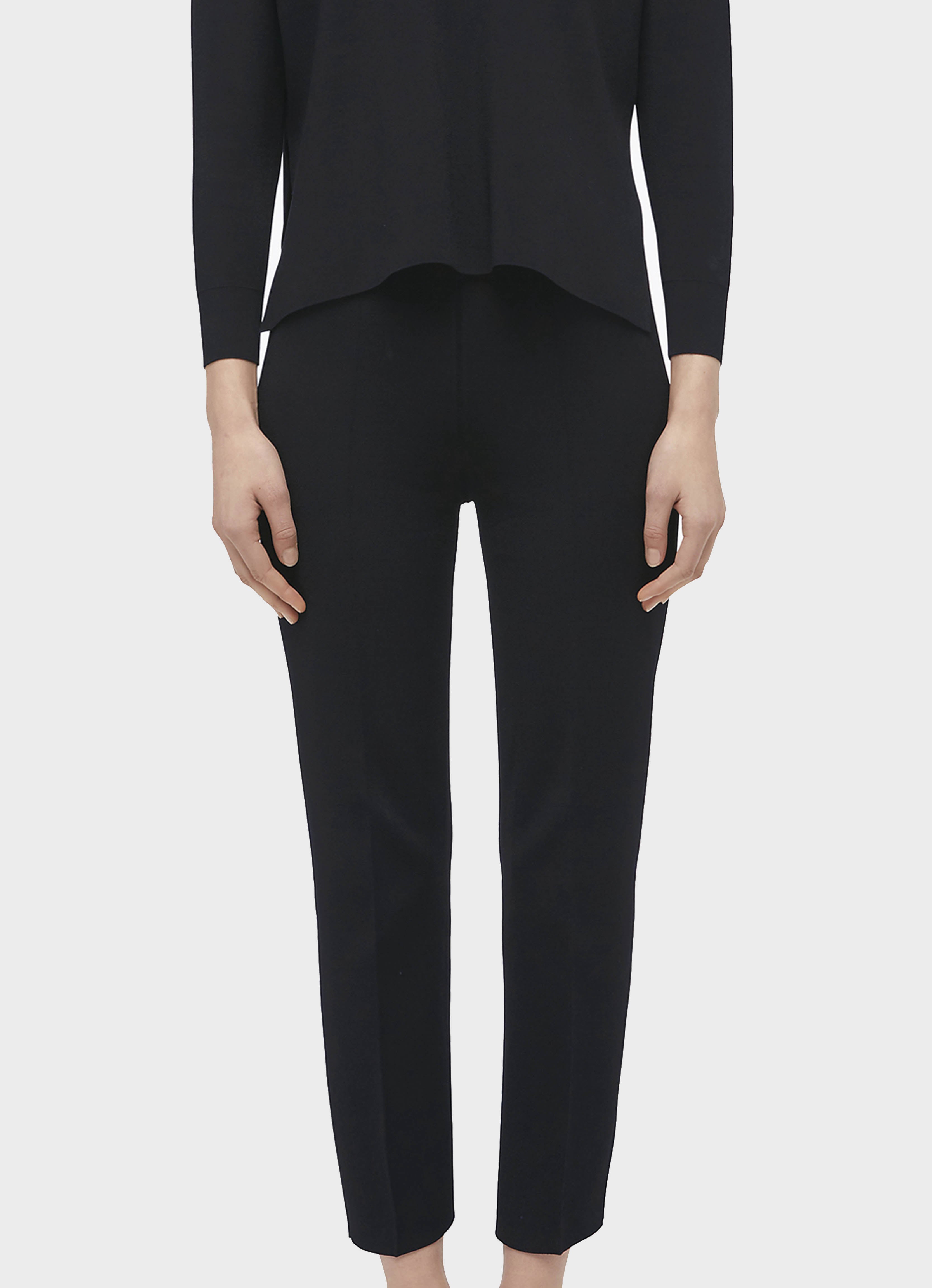 Anna Sport-Knit Cropped Trousers